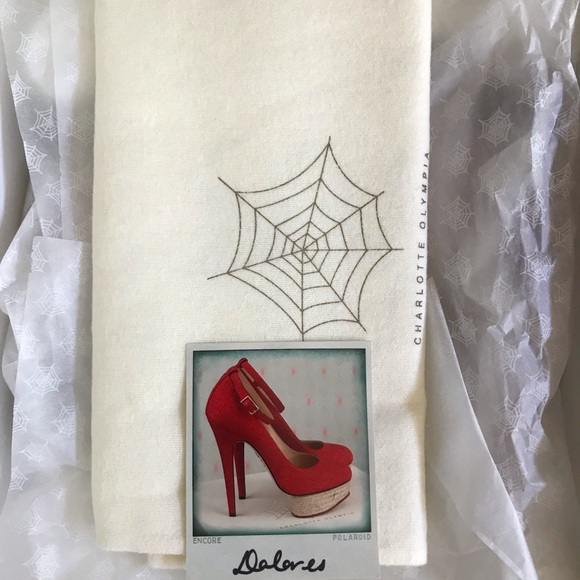 Charlotte Olympia Dolores - Red Woven Pump 6.5 NIB - Picture 9 of 9